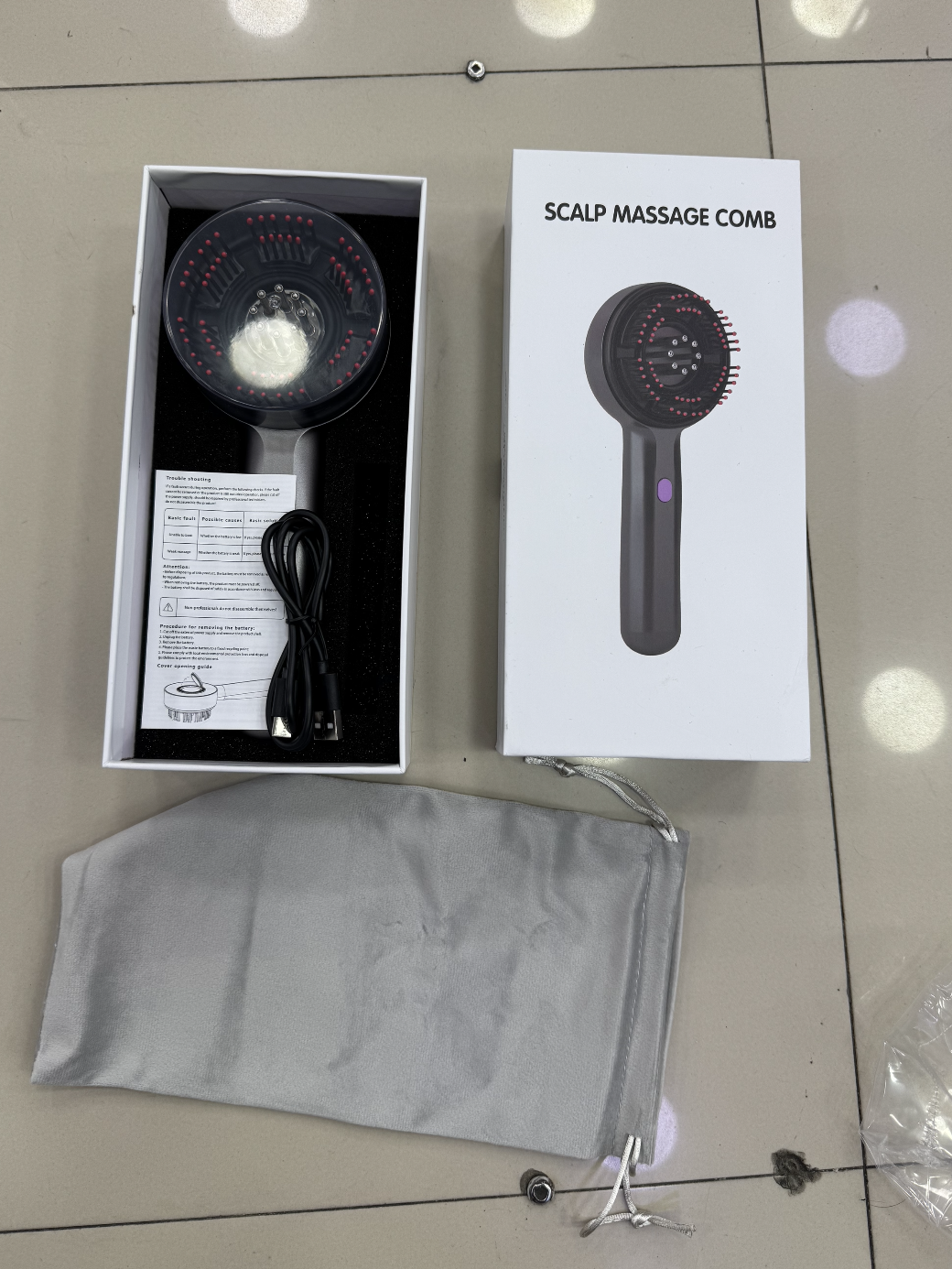 Miniatura 3 de Masajeador Capilar Electrico Inalambrico